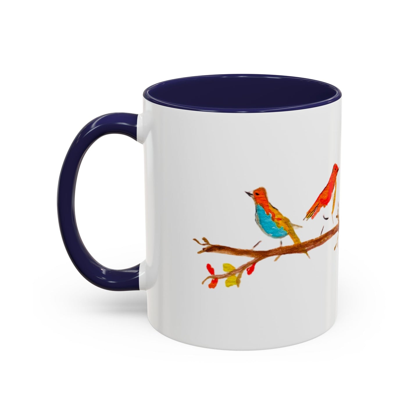 Birds on a Branch Accent Coffee Mug