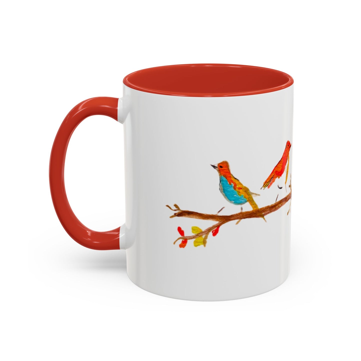 Birds on a Branch Accent Coffee Mug