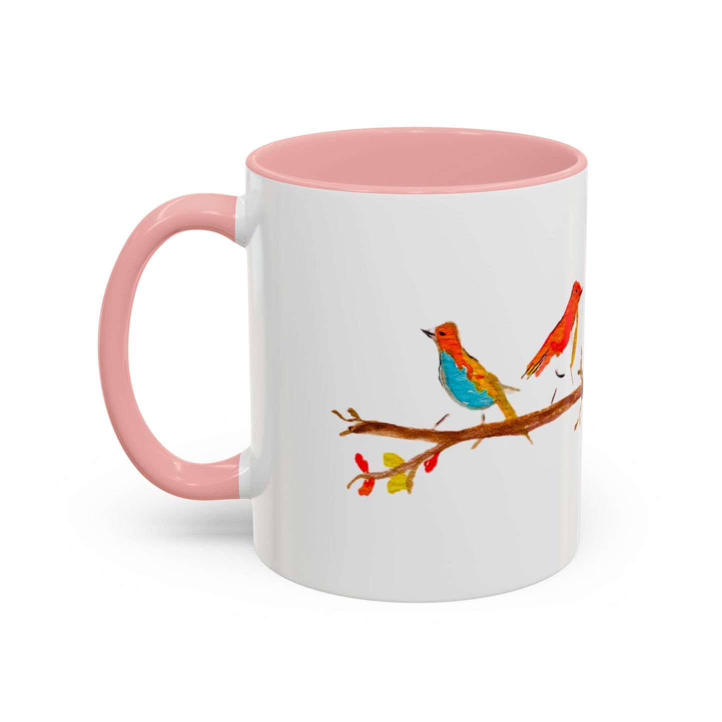 Birds on a Branch Accent Coffee Mug