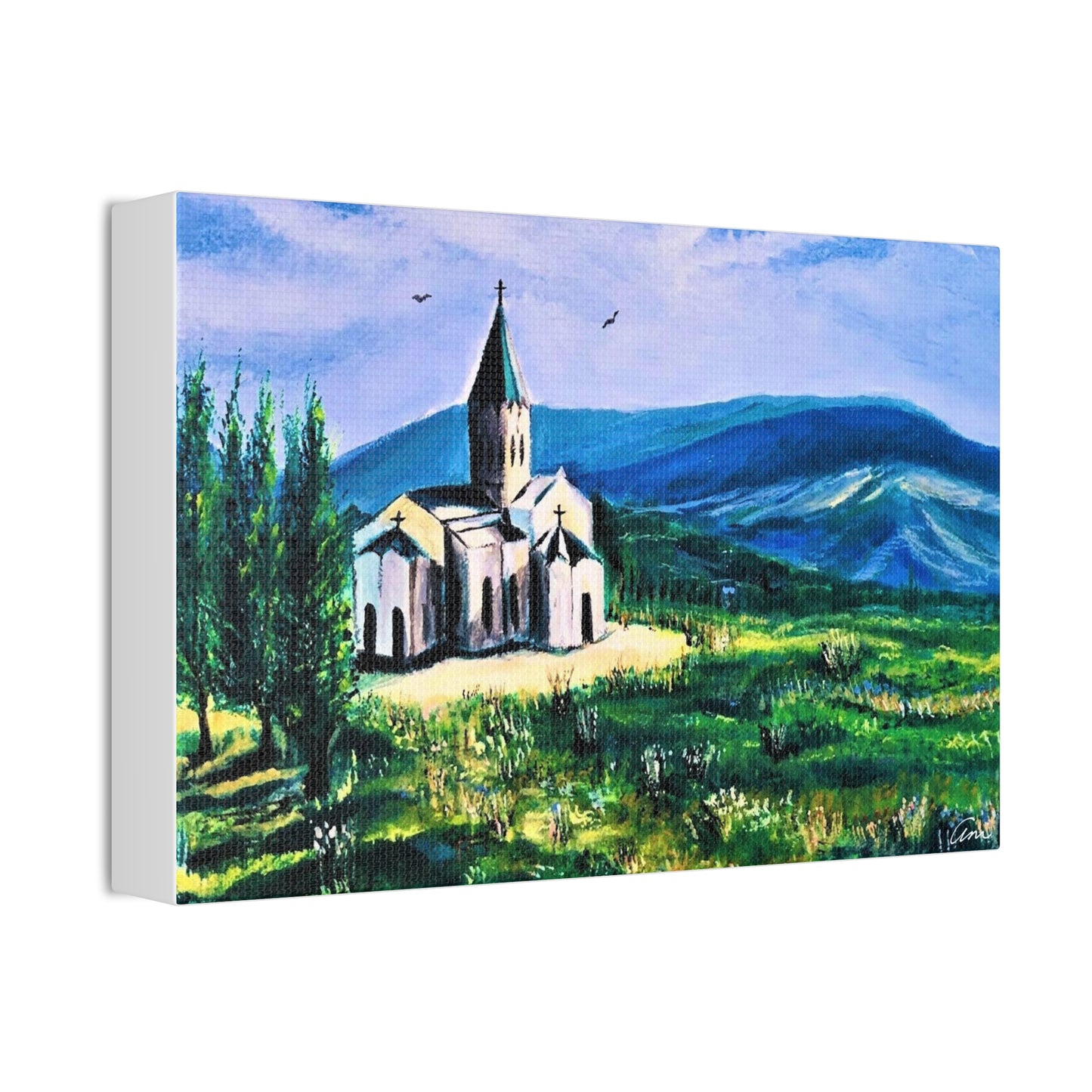 Ghazanchetsots Cathedral Canvas Print