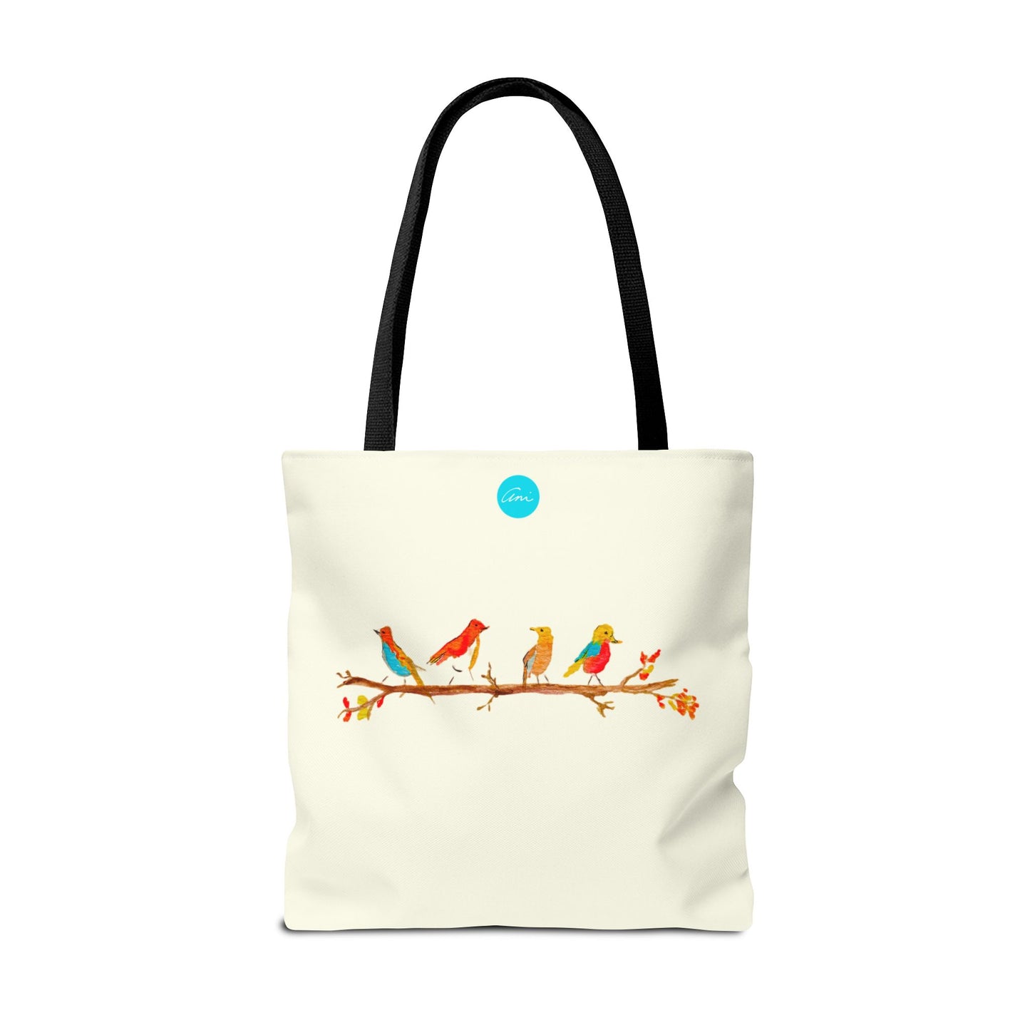 Birds on a Branch Ivory Tote Bag