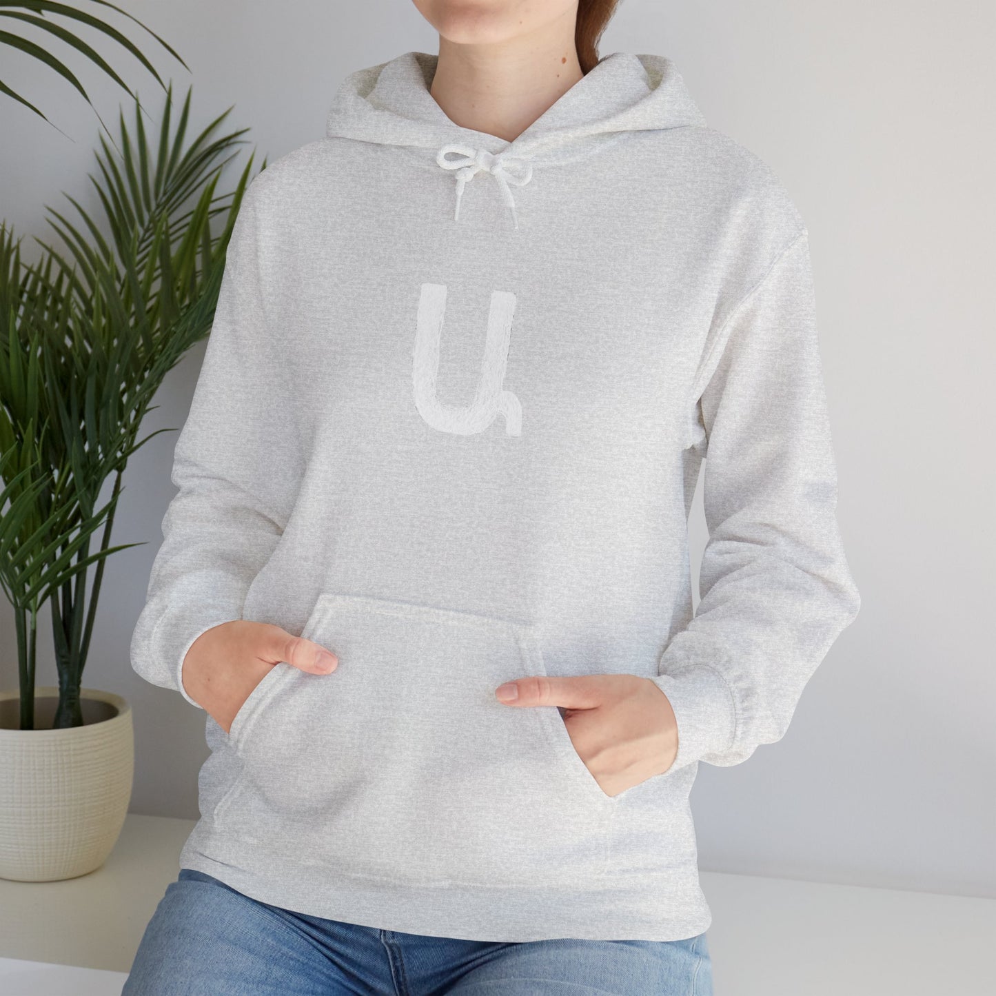 Custom Armenian Letter Unisex Hoodie Neutral Colors