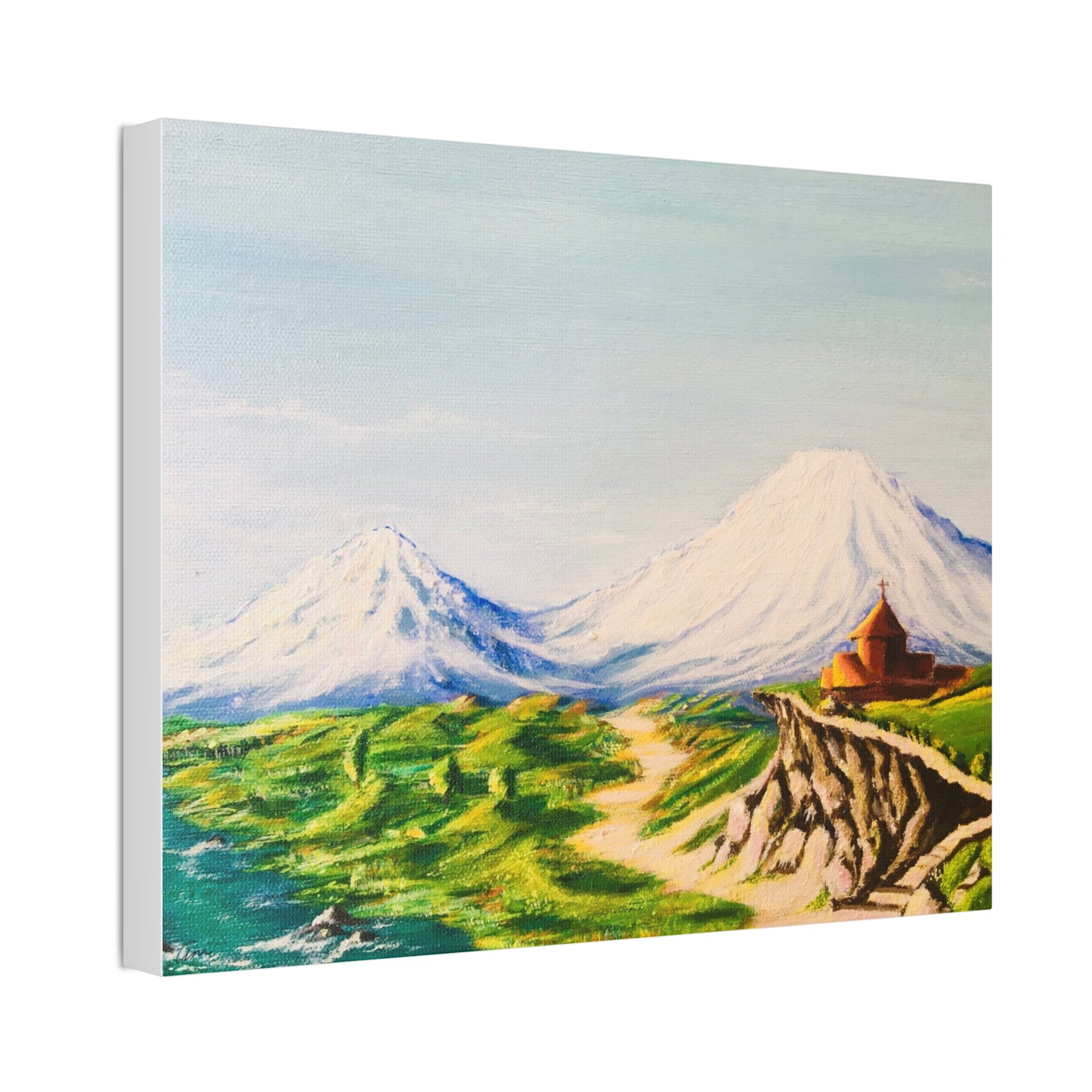 Mount Ararat Stretched Canvas