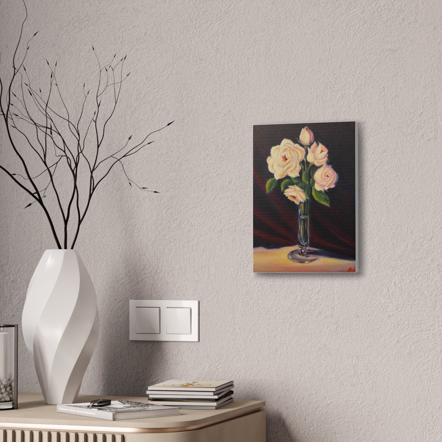 Five Roses Canvas Print