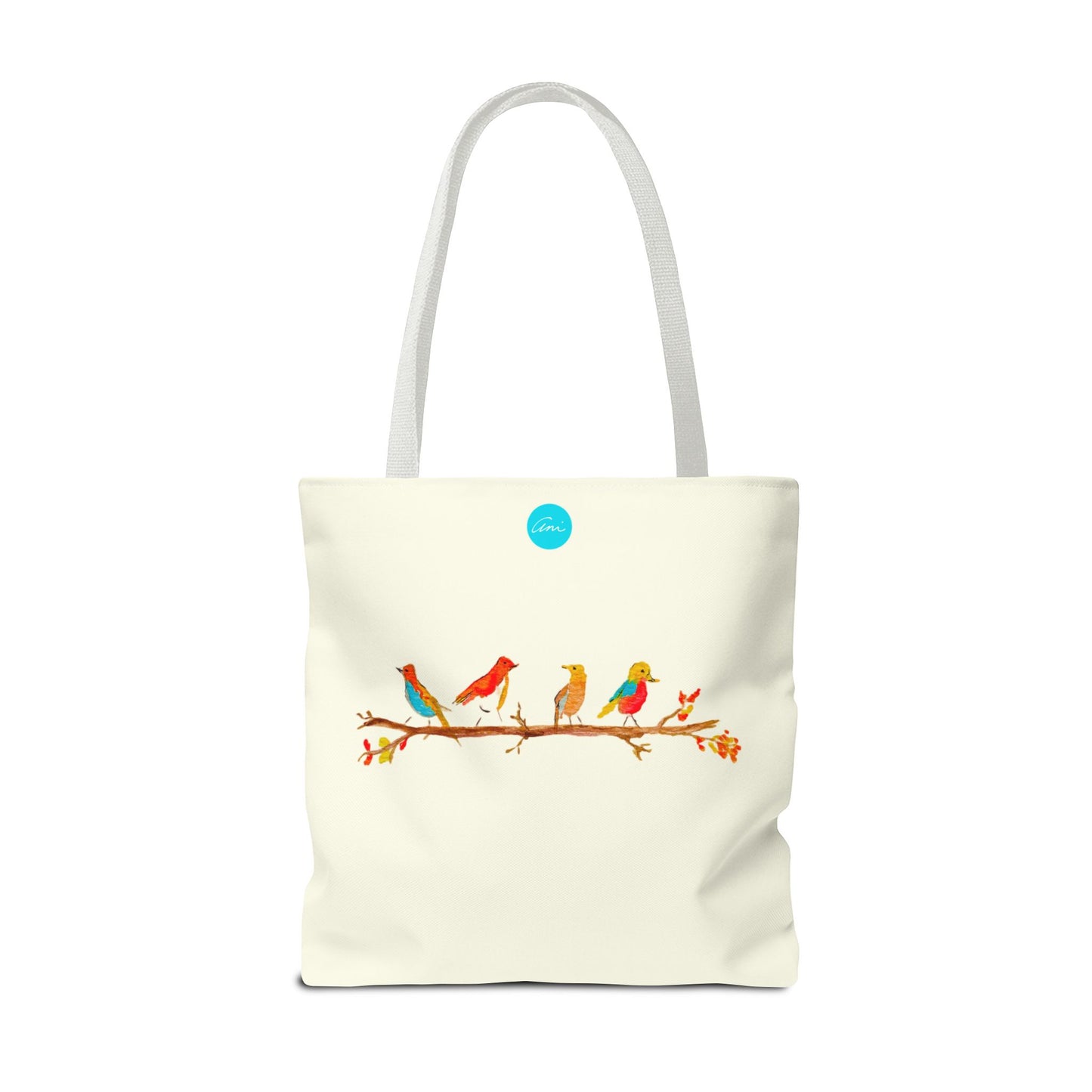 Birds on a Branch Ivory Tote Bag