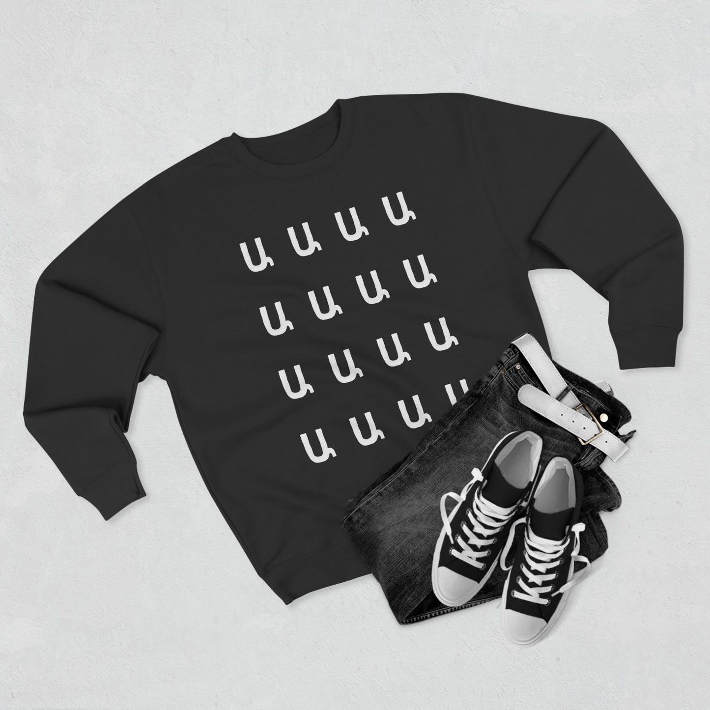 Customizable Armenian Letter Unisex Crewneck Sweatshirt