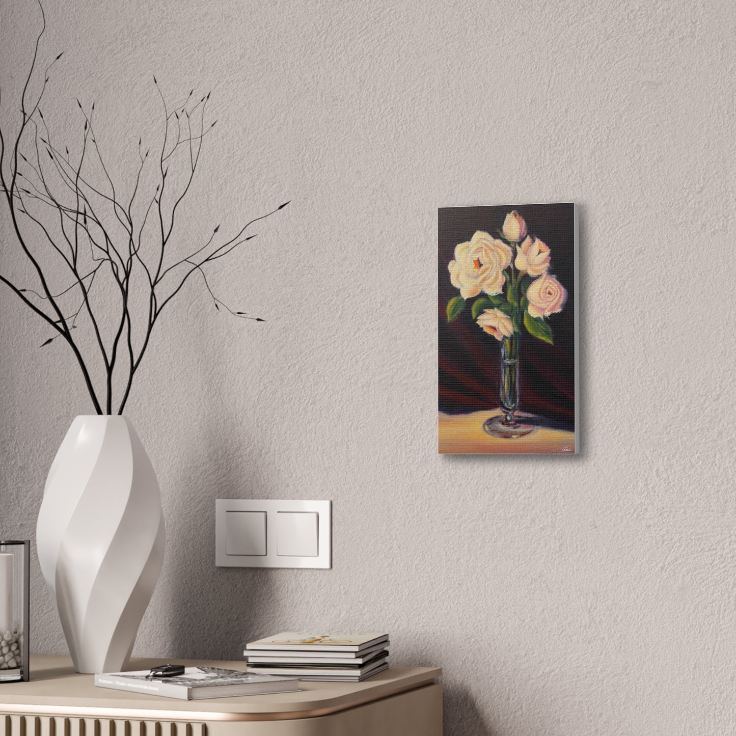 Five Roses Canvas Print