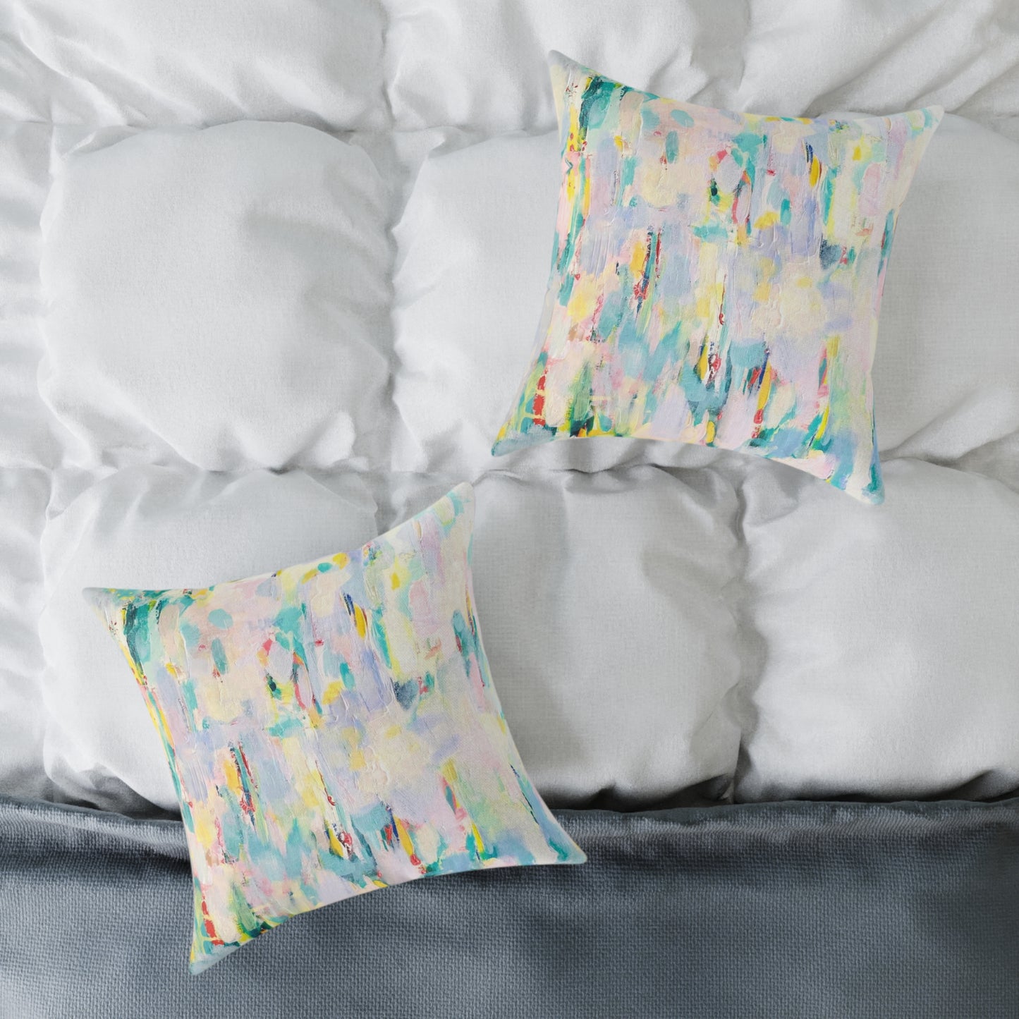 Dissertation Square Poly Canvas Pillow