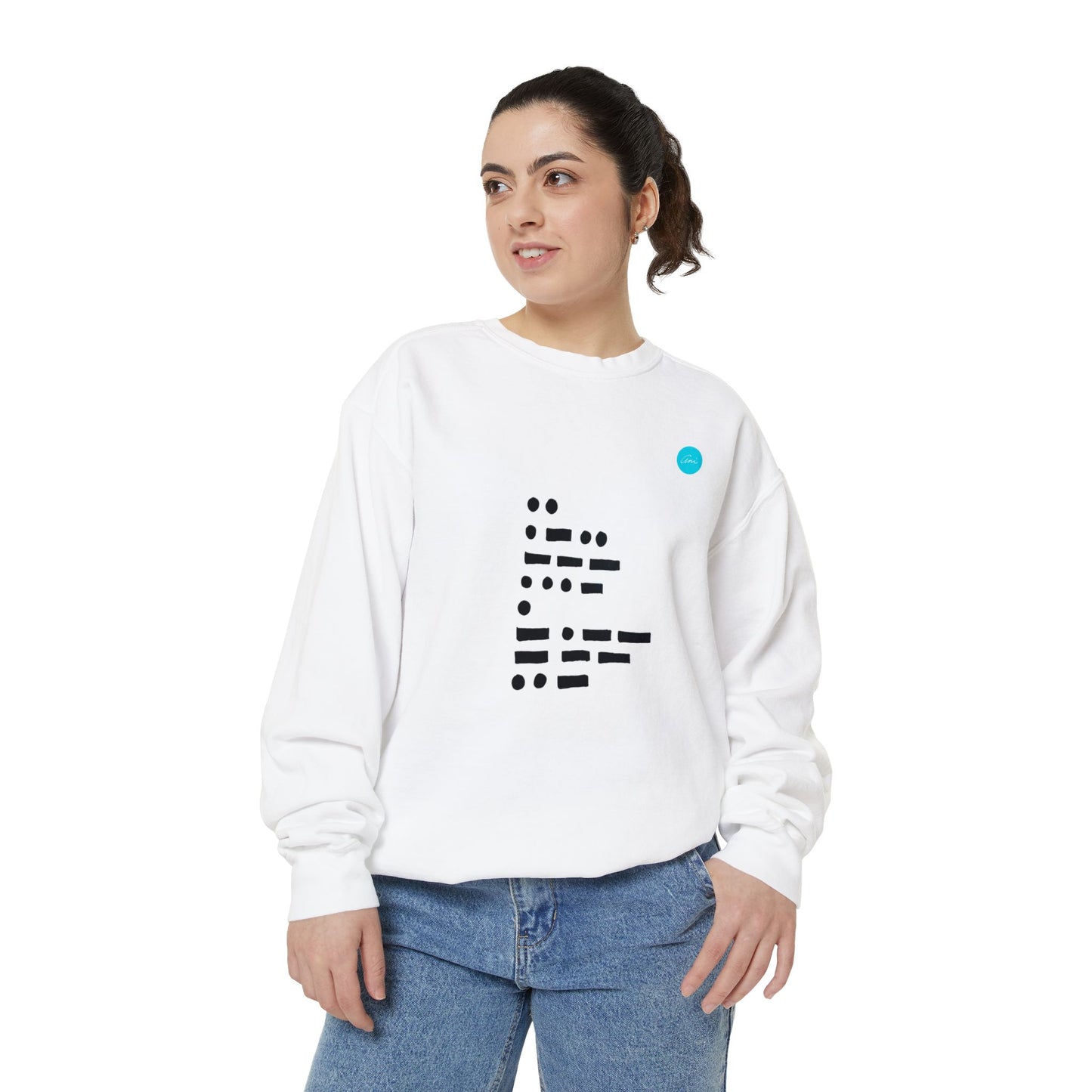 I Love You Morse Code Unisex Sweatshirt