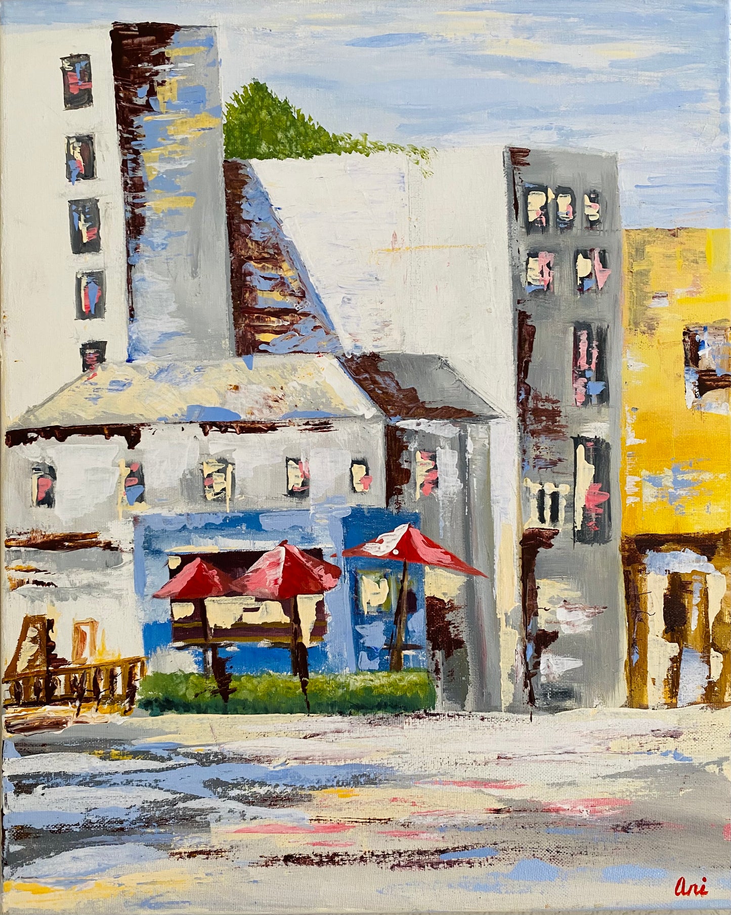 City Original Painting