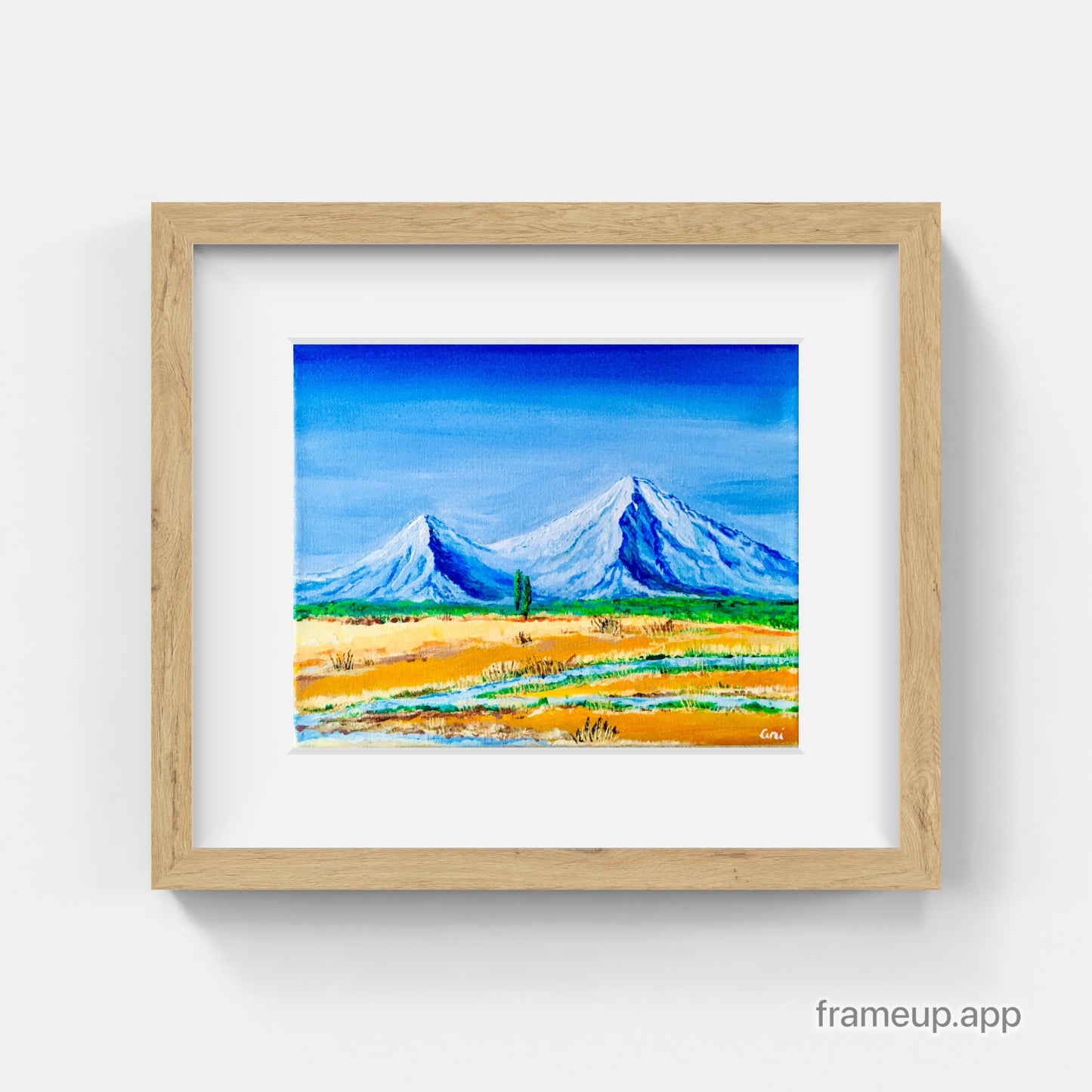 *Sold* Mount Ararat in the Fall Original Painting