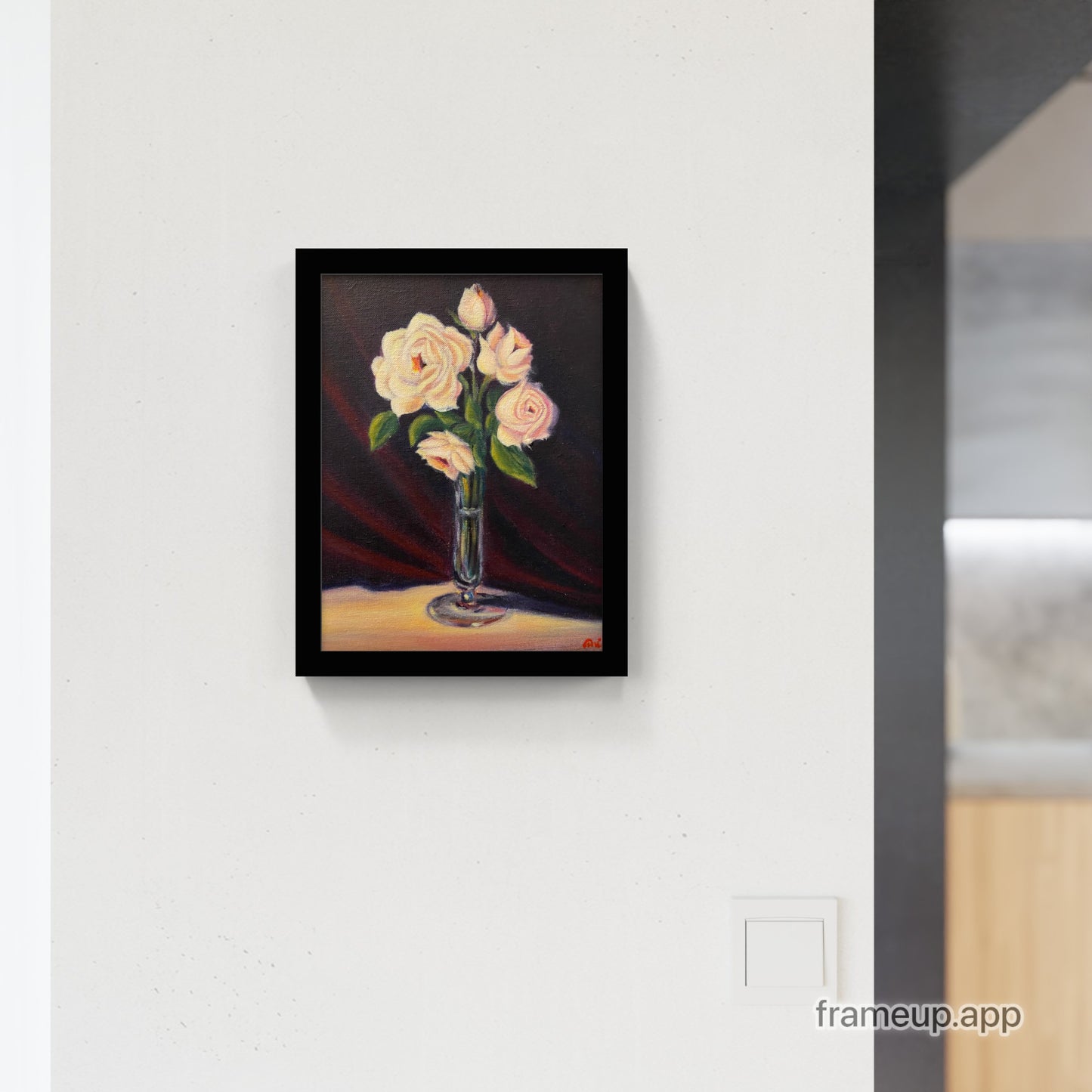 Five Roses Original Painting