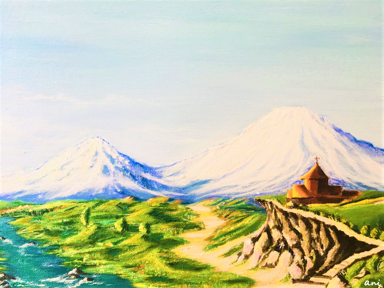 *Sold* Mount Ararat Original Painting