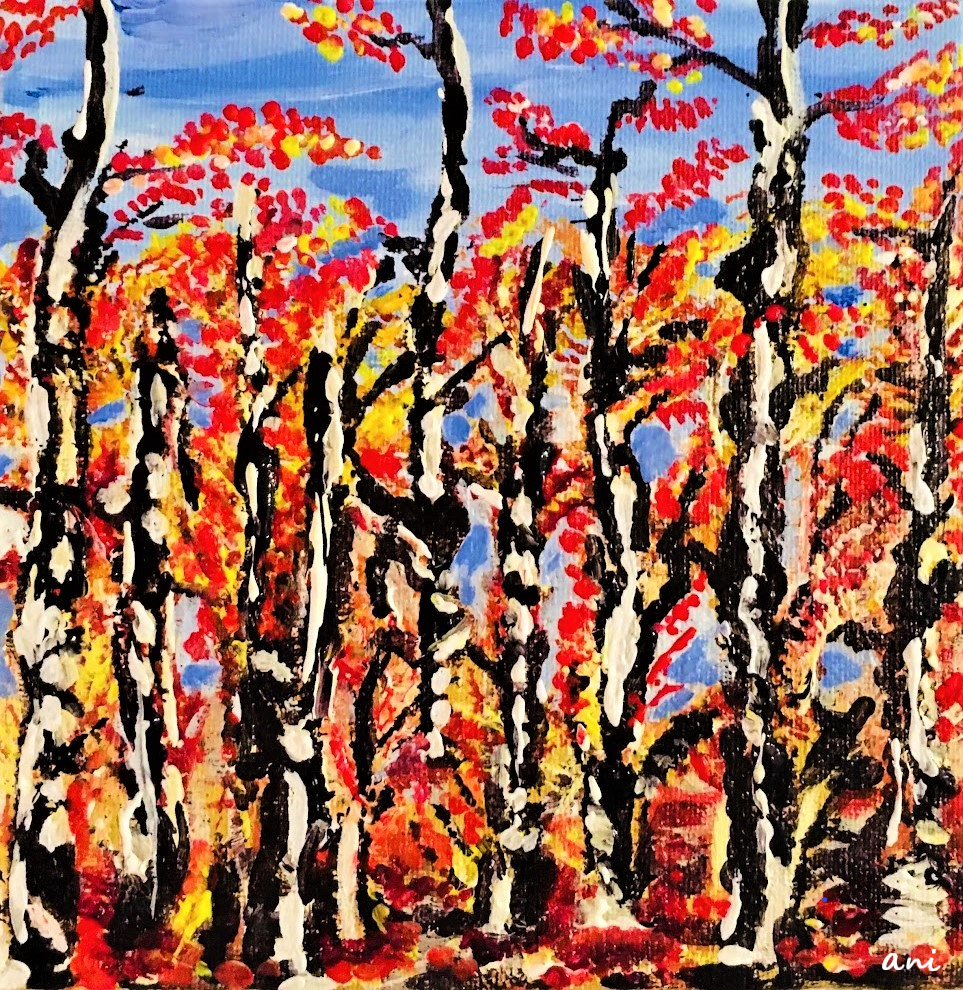 *Sold* Birch Trees Original Painting